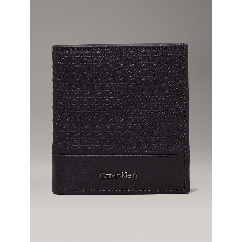 CALVIN KLEIN - Billetera Nano Mono Trifold 6Cc W/Coin Negro Calvin Klein