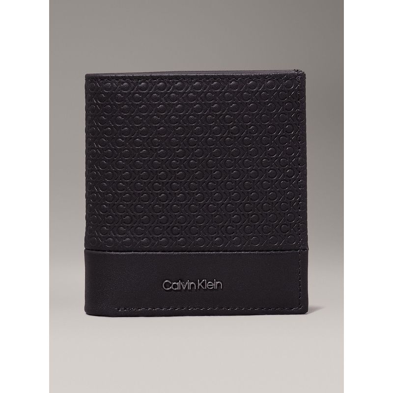 CALVIN KLEIN - Billetera Nano Mono Trifold 6Cc W/Coin Negro Calvin Klein