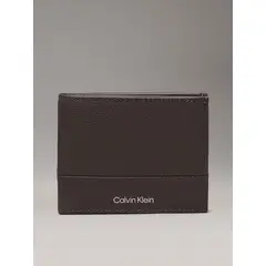 CALVIN KLEIN - Billetera Subtle Mix Bifold 5Cc W/Coin Café