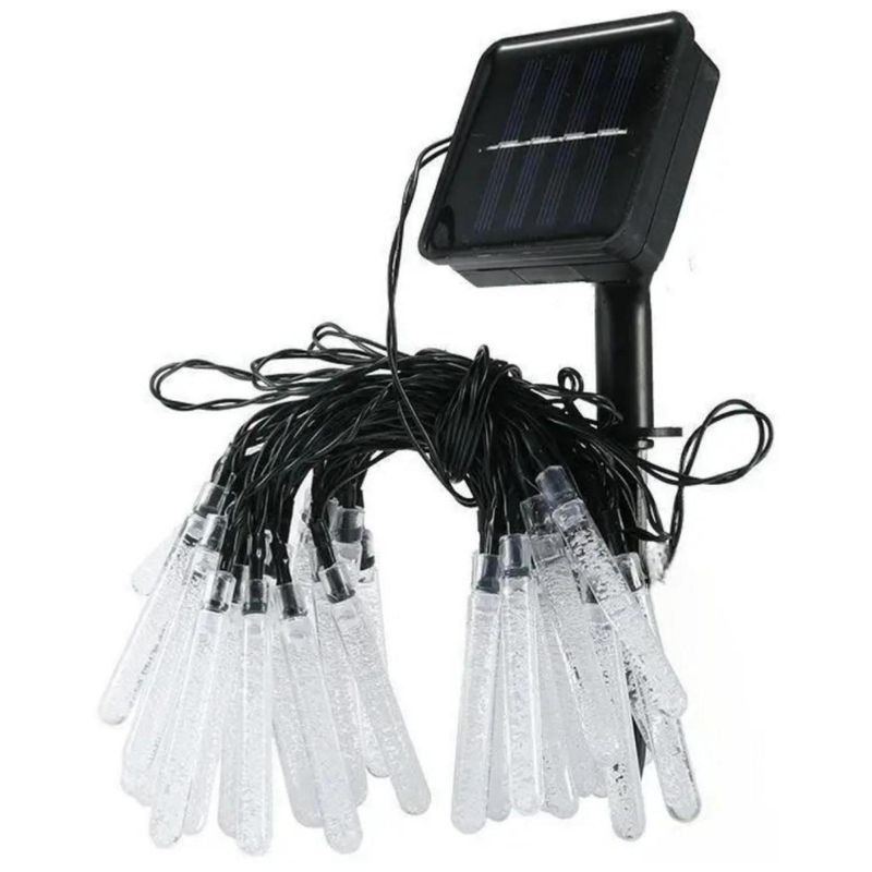GENERICO - Juego De Luces LED De Exterior Recargables Solar Estaca