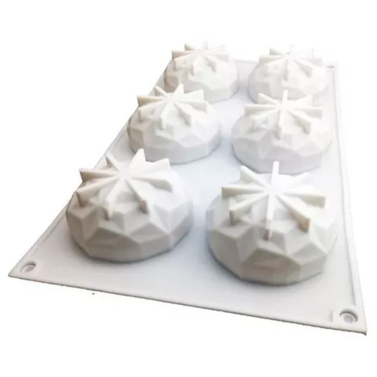 GENERICO - Moldes 6 Espacios Forma Domo Diamante