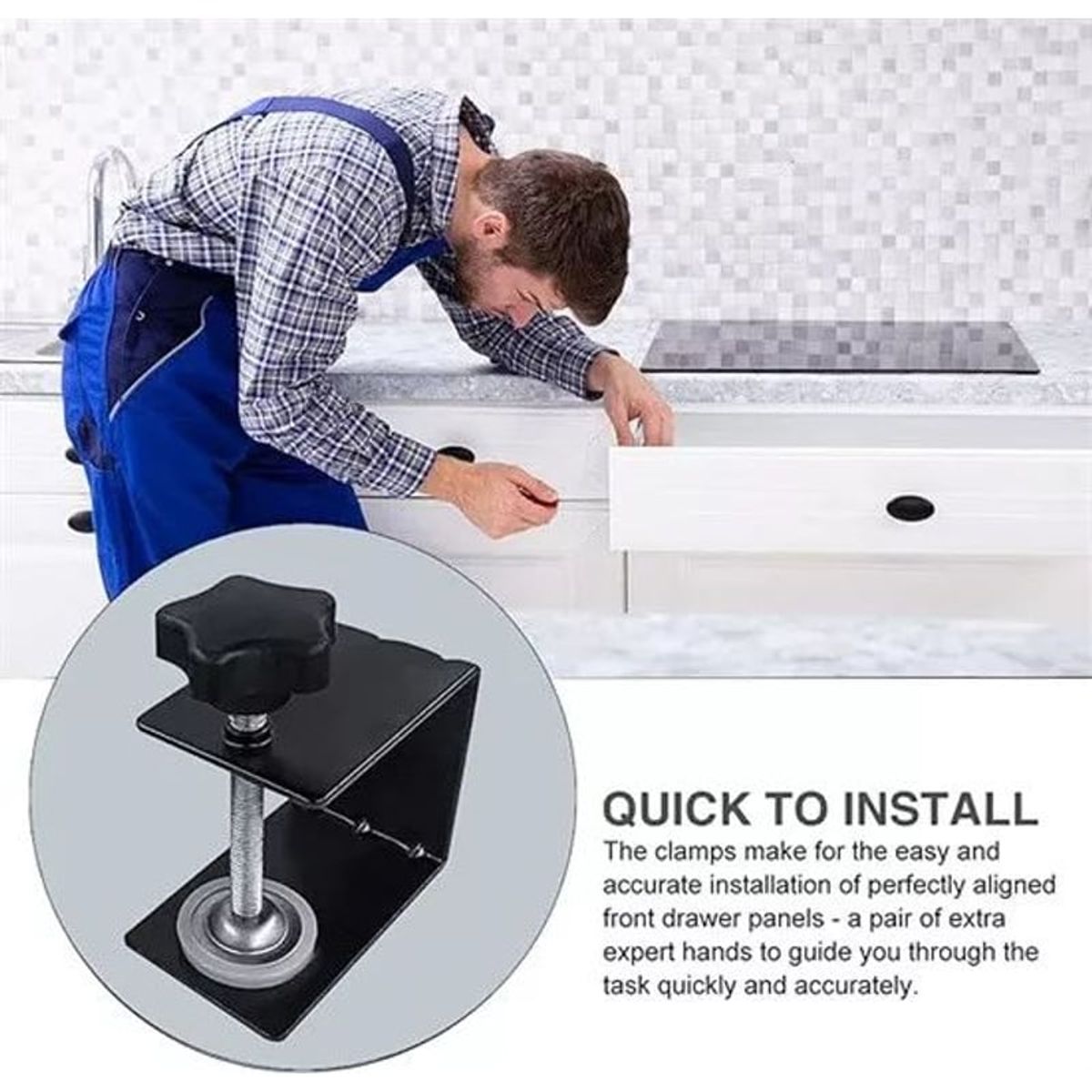 GENERICO - Set Prensas Cajones 2 Unid