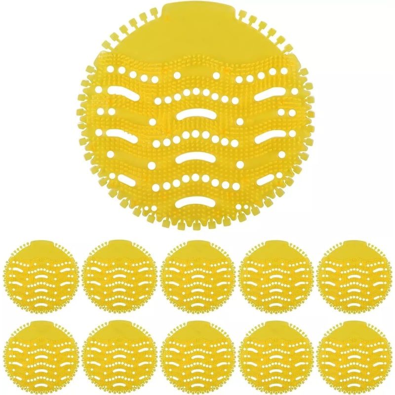 GENERICO - Pack De 10 Tapete Urinario ( Color Amarillo)