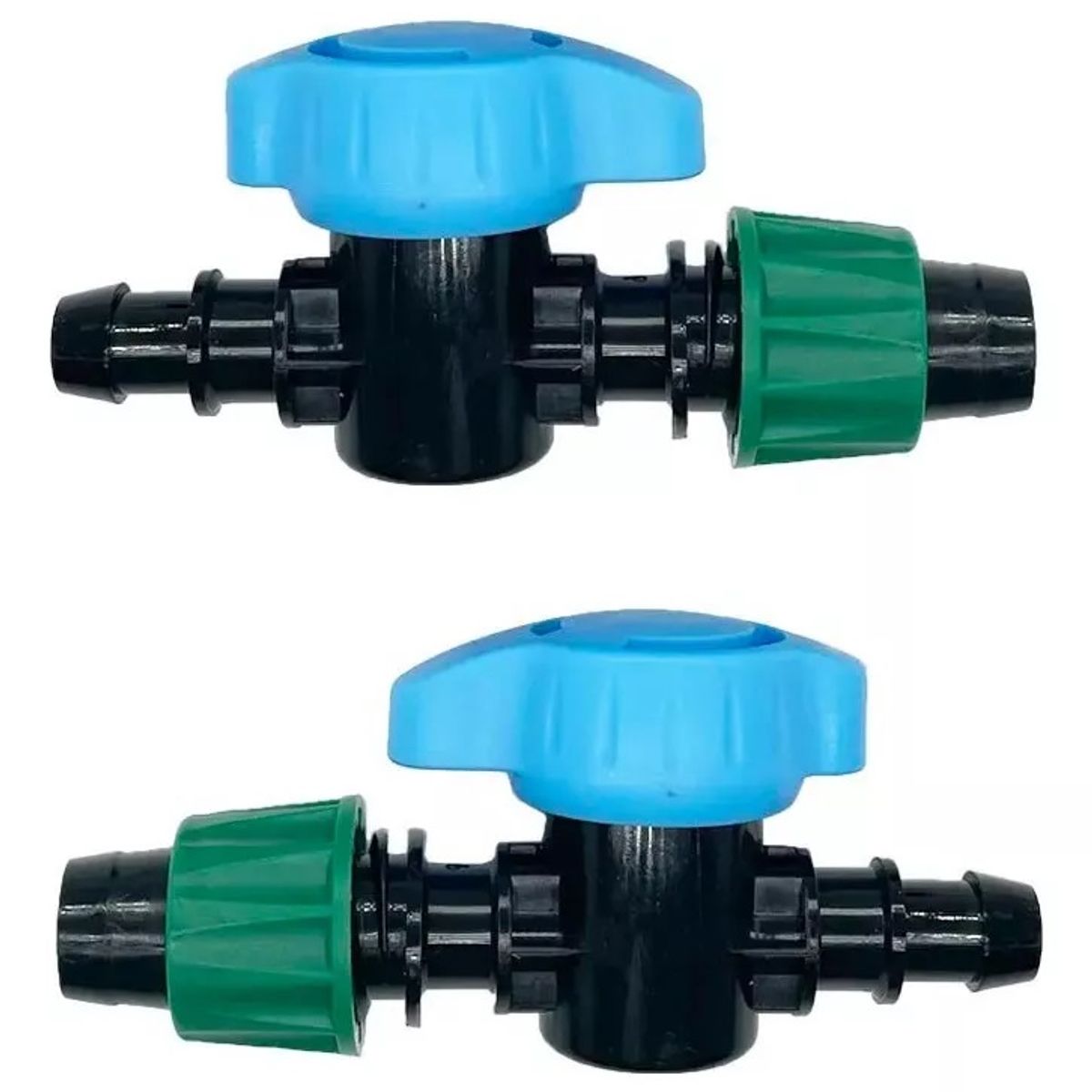 KUANGYE - Set Mini Válvula Plansa PE Cinta De Riego 25 unidades