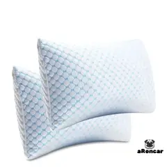 GENERICO - Pack de 2 almohadas Viscoelásticas trituradas aRoncar