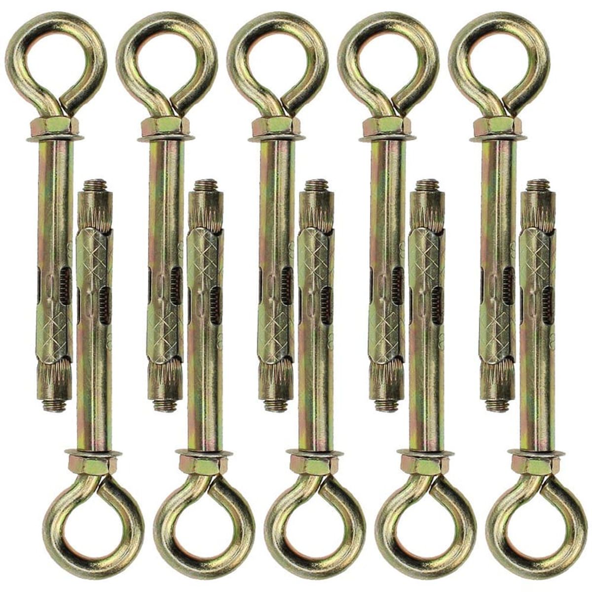 GENERICO - Cáncamo métrico cerrado #10 60 mm. Pack De 10 Un