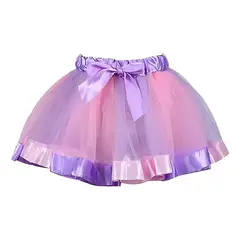 EDWINAYY - Tutu Para Ni?as Multicolor Colores Disfraz Baile U Otro S-M