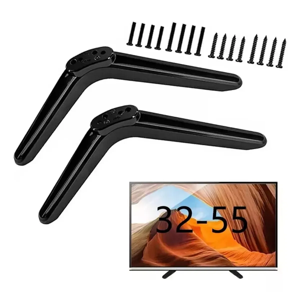 TNAKIEX - Mueble Tv Base Pantalla Tcl Roku Tv 32 A 55 Pulgadas