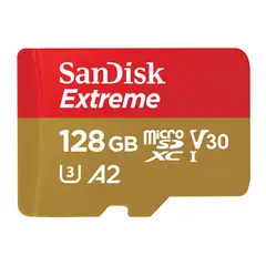 SANDISK - Tarjeta de Memoria Micro SD Extreme 128GB 160Mbs A2