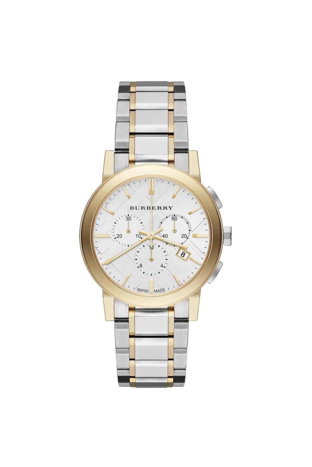 BURBERRY Reloj Burberry The City Bu9751 Plateado con Dorado