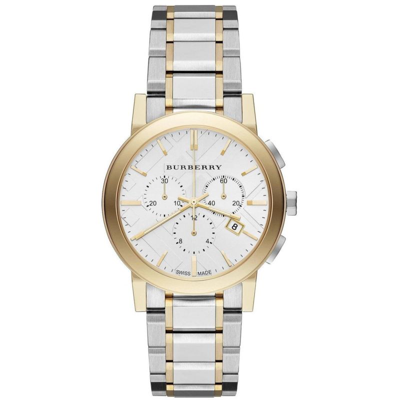 BURBERRY - Reloj Burberry The City Bu9751 Plateado con Dorado
