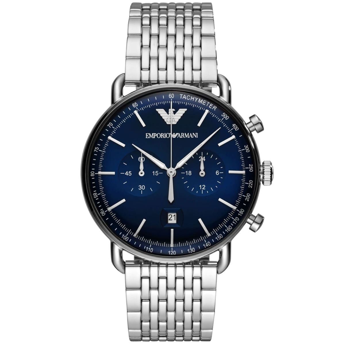EMPORIO ARMANI - Reloj Emporio Armani Aviator Ar11238 Plateado