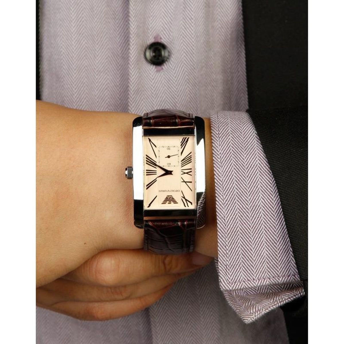 EMPORIO ARMANI - Reloj Emporio Armani Classic Ar0154 Café