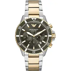 EMPORIO ARMANI - Reloj Classic AR11361 Plateado y Dorado