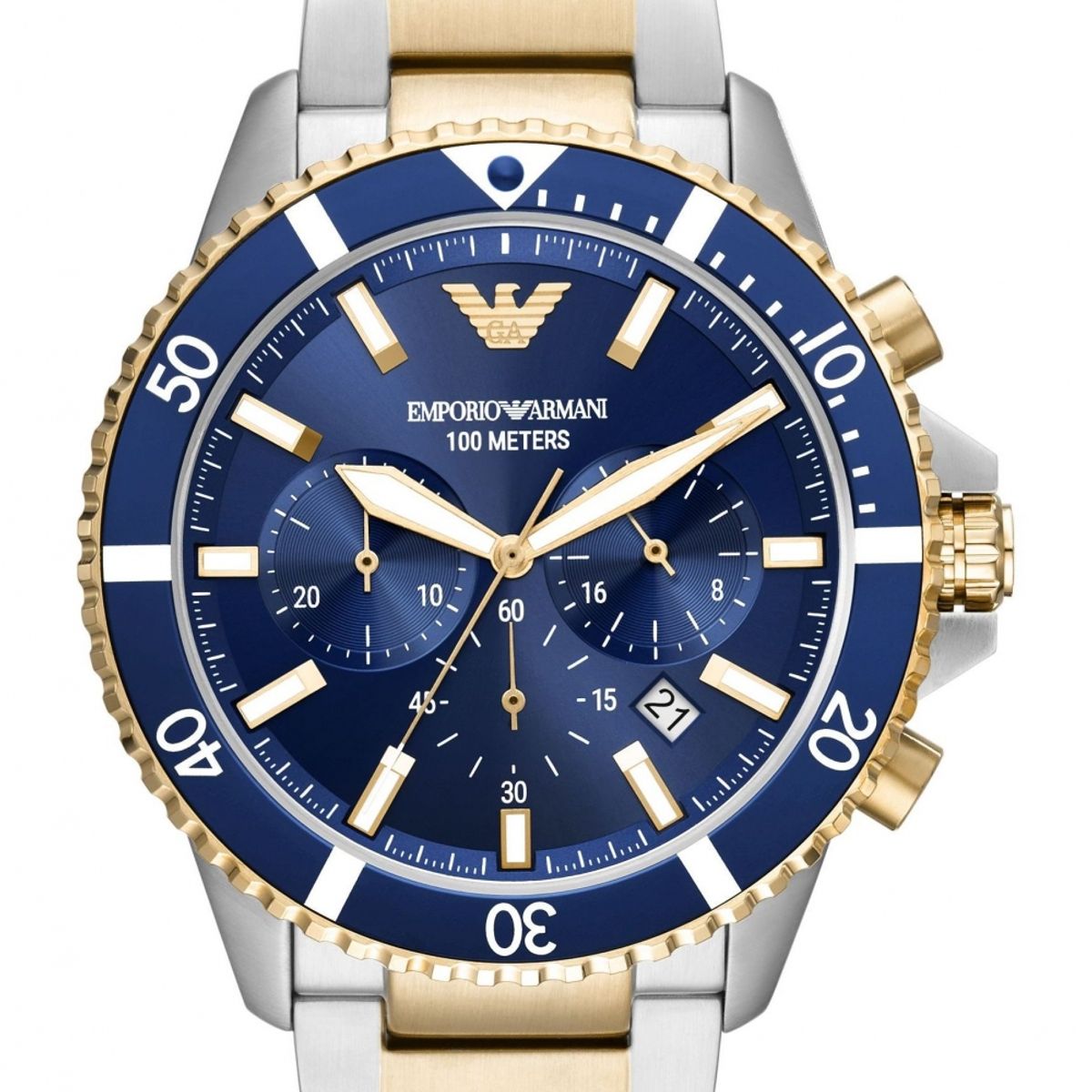 EMPORIO ARMANI - Reloj Emporio Armani Classic AR11362 Plateado y Dorado
