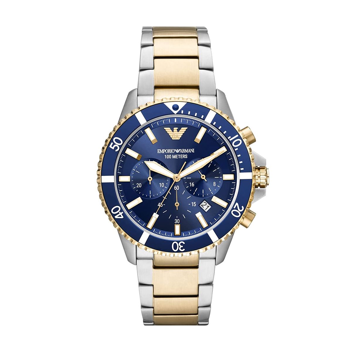 EMPORIO ARMANI - Reloj Emporio Armani Classic AR11362 Plateado y Dorado
