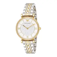 EMPORIO ARMANI - Reloj Gianni T-Bar Ar8031 Plateado con Dorado