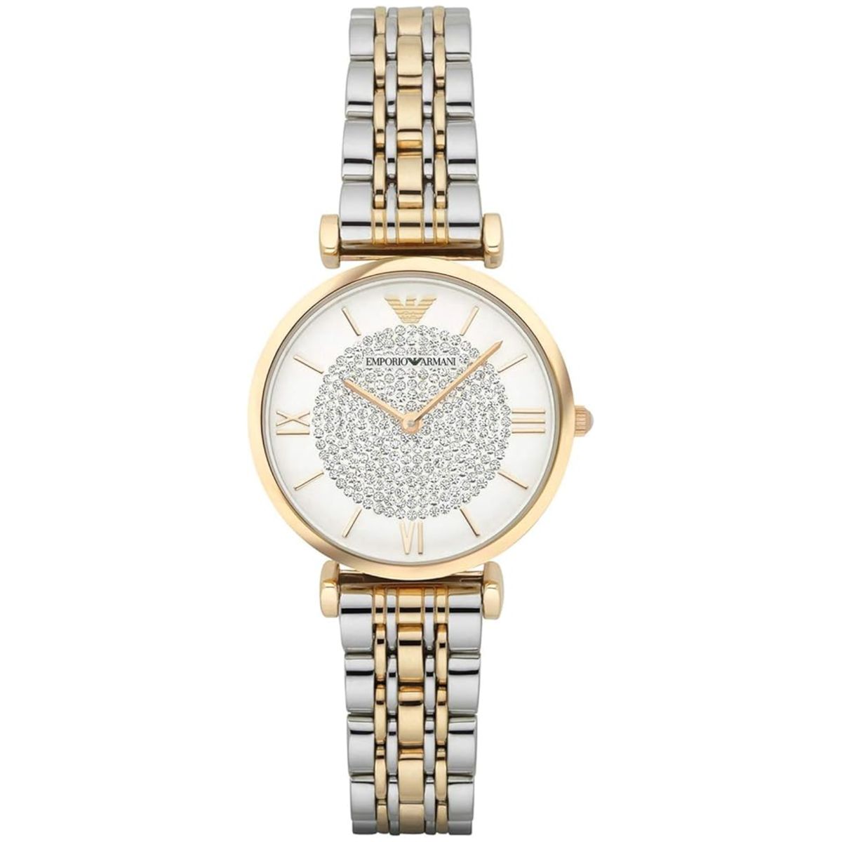 EMPORIO ARMANI - Reloj Emporio Armani Gianni T Bar Ar8031 Plateado con Dorado