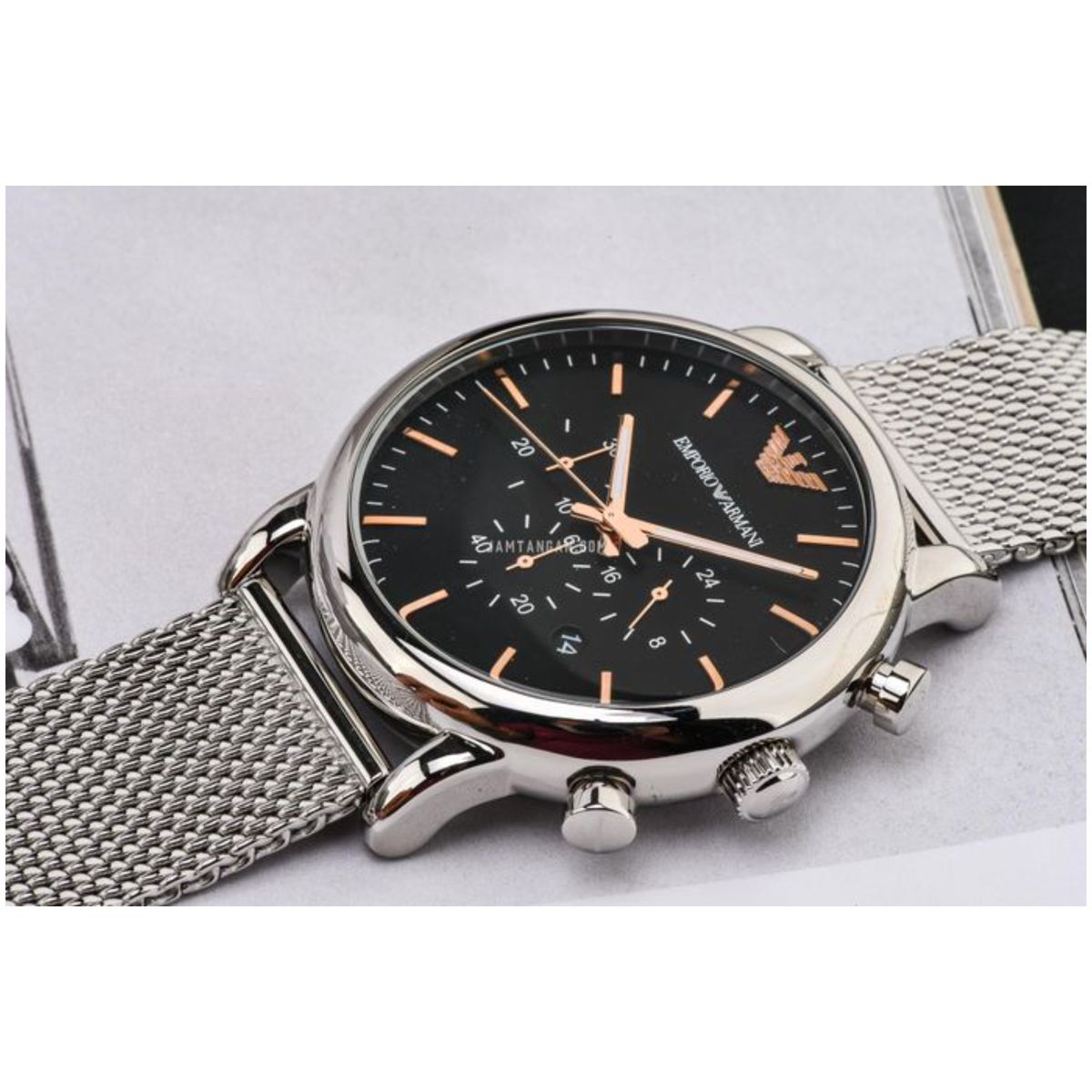 EMPORIO ARMANI - Reloj Emporio Armani Luigi Ar11429 Plateado