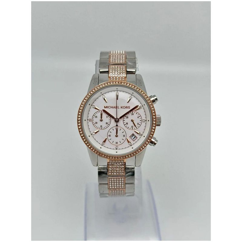 MICHAEL KORS - Reloj Michael Kors Ritz Mk6651 Plateado con Oro Rosa