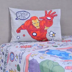 MASHINI - Sabana Micro fibra Avenger War 15Pl