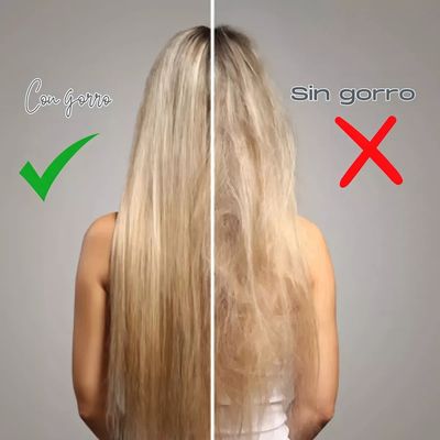Imagen 2 del producto Gorro Satin Para Dormir Cabello Rizado Y Liso Evita Enredos Negro