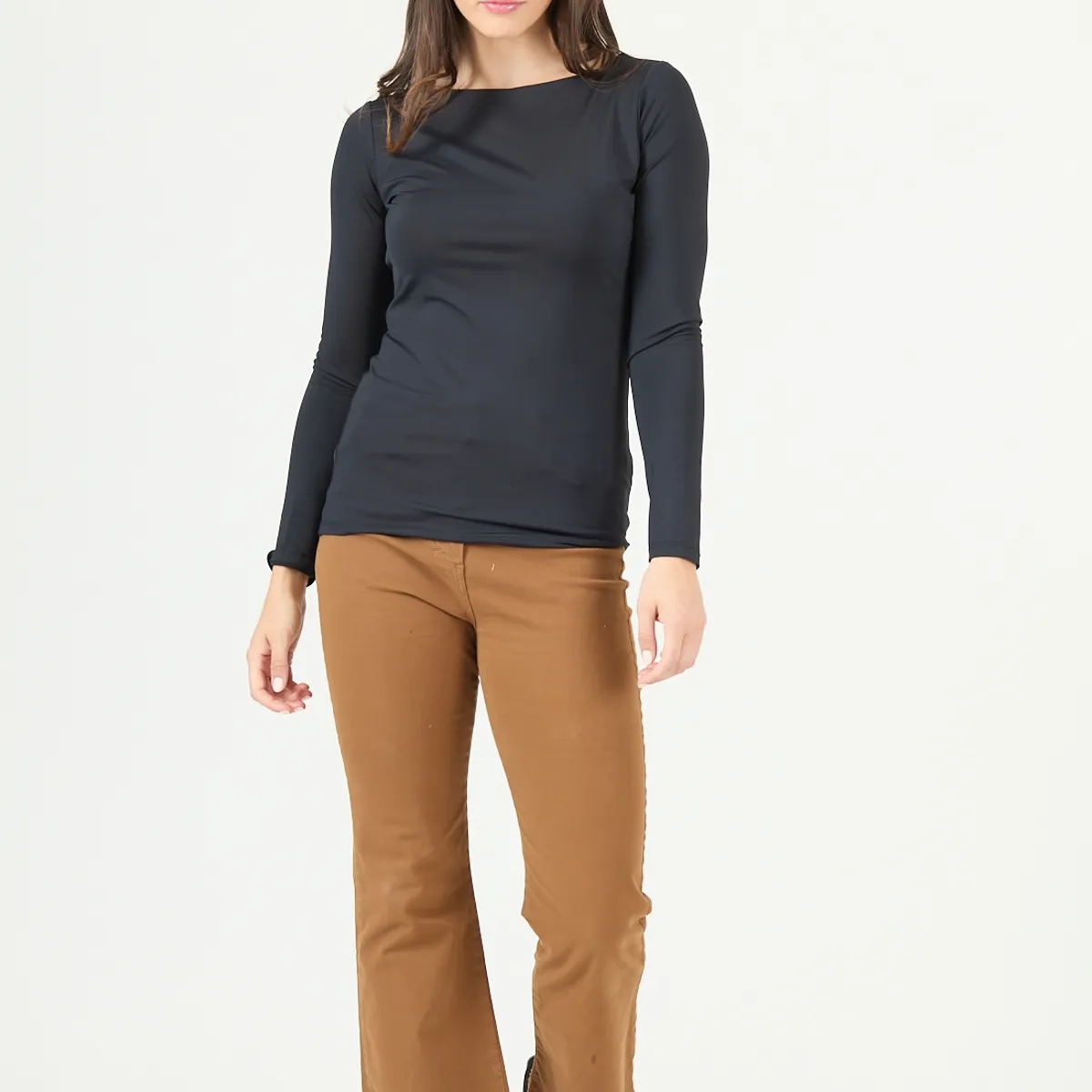 PRIVILEGE - Polera negra 2317