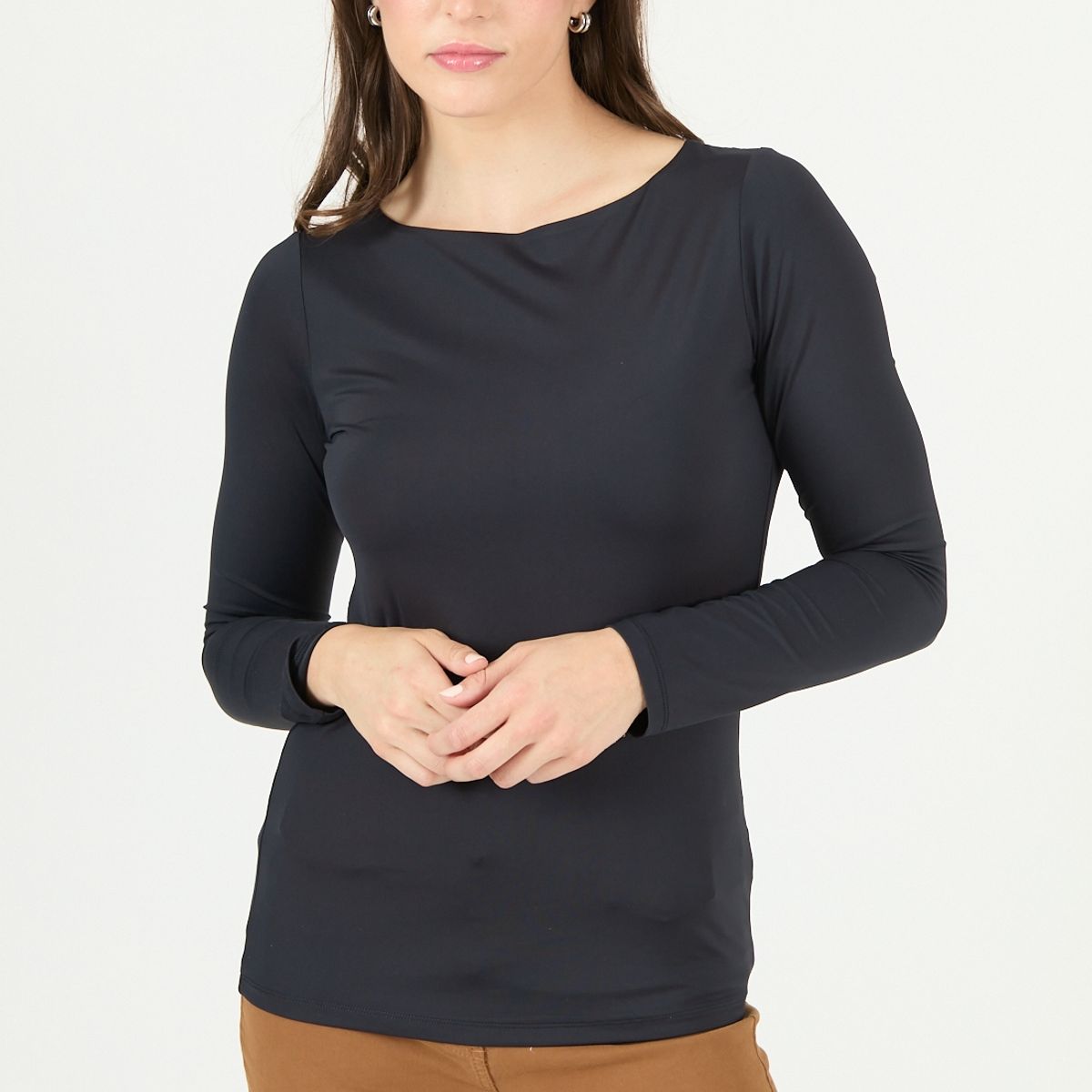 PRIVILEGE - Polera negra 2317