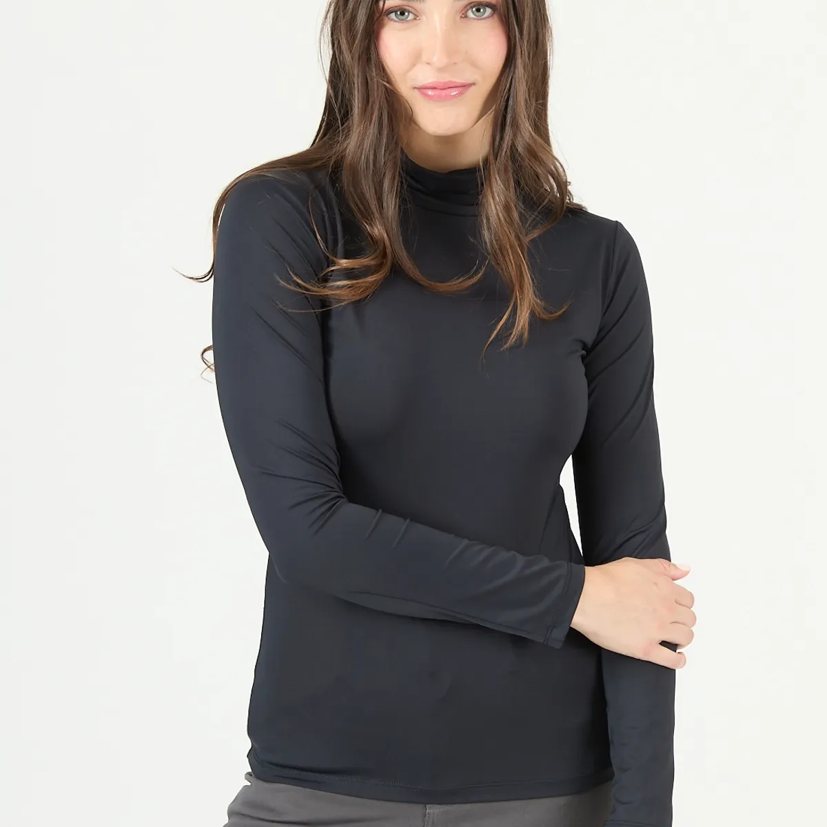 PRIVILEGE - Polera negra 2320