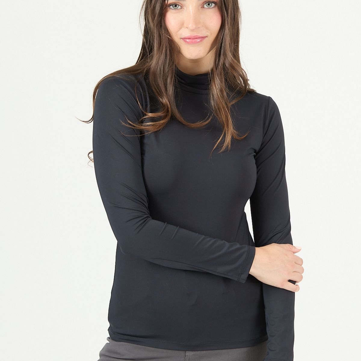 PRIVILEGE - Polera negra 2320