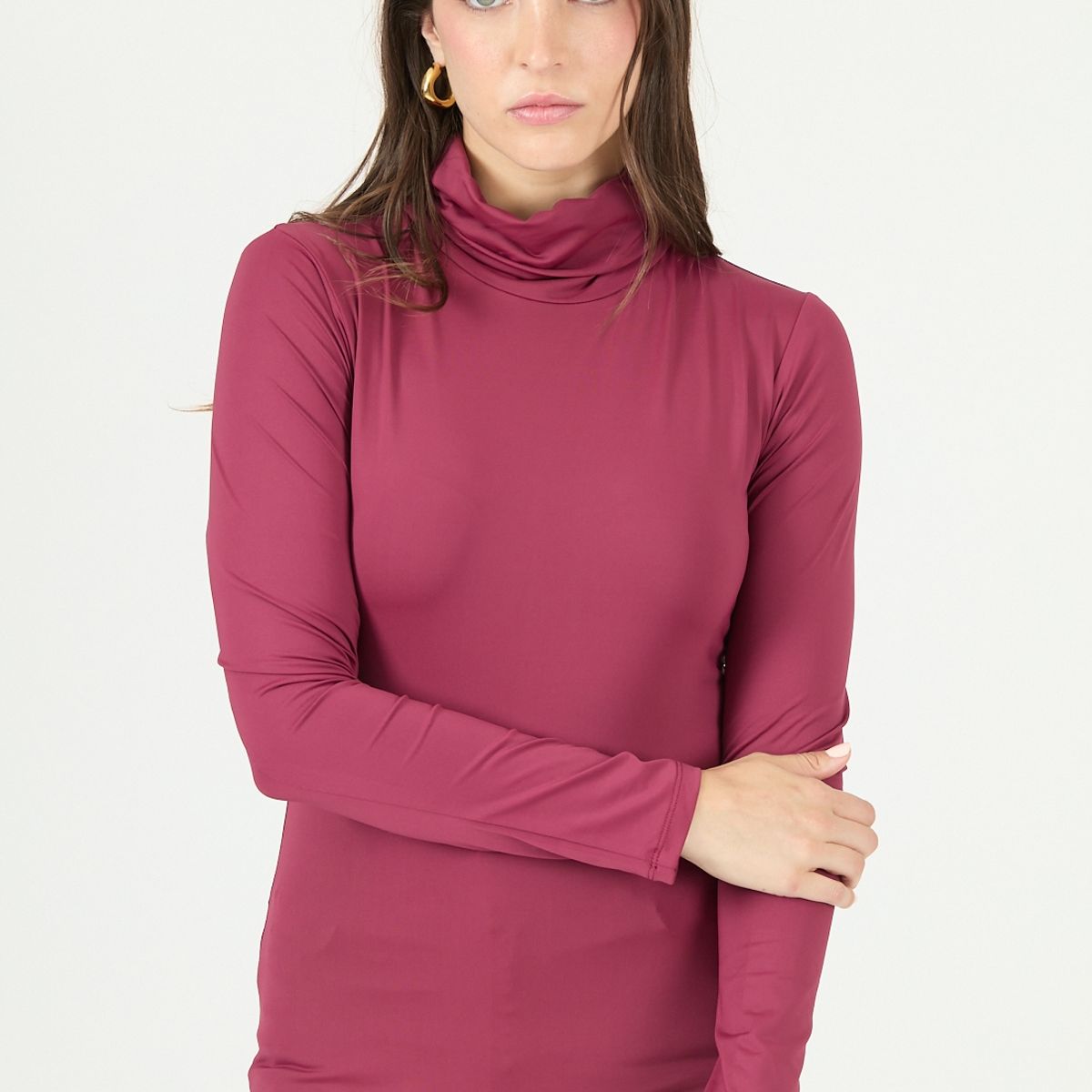 PRIVILEGE - Polera burdeo PRIVILEGE 2318