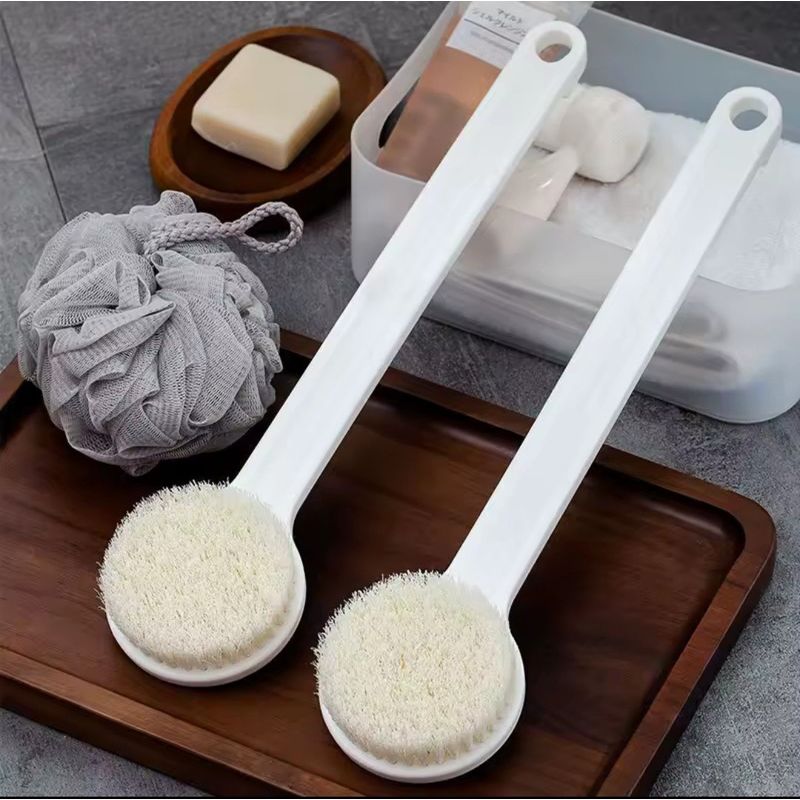 GENERICO - Cepillo escobilla de baño mango largo blanco 00165BL