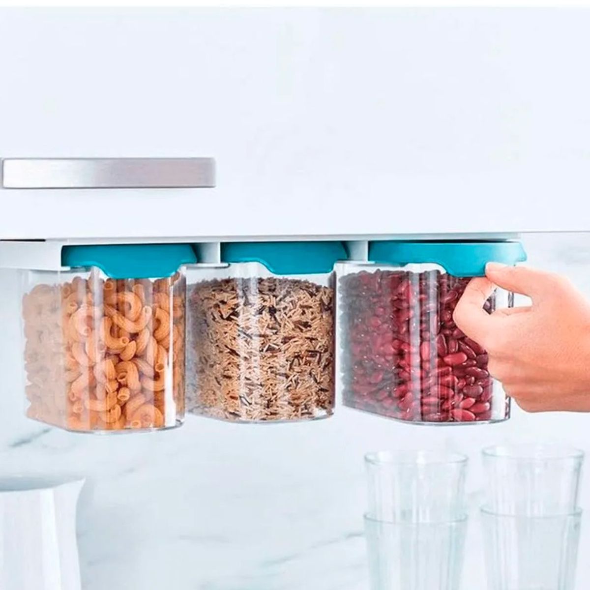 GENERICO - Set De 3 Contenedores Colgantes Para Gabinetes