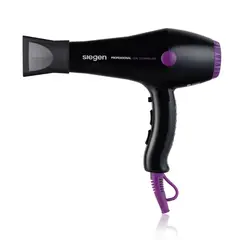 SIEGEN - Secador De Pelo Sg3049 2 Velocidades 2000 W Color Negro