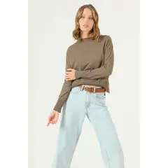 PRIVILEGE - Sweater taupe 2437 - Taupe