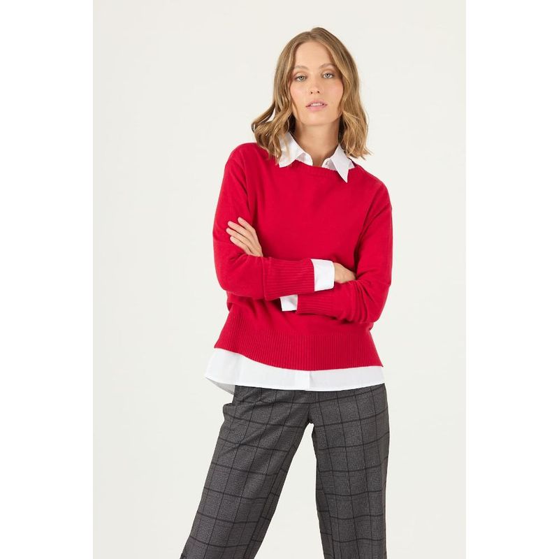 PRIVILEGE - Sweater rojo PRIVILEGE 2436 - Rojo