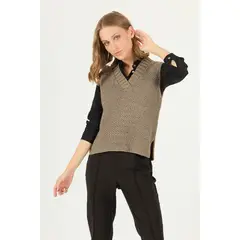 PRIVILEGE - Sweater gris 2434 - Gris
