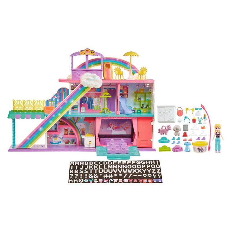 POLLY POCKET - POLLY POCKET CENTRO COMERCIAL DE DULCES SORPRESAS