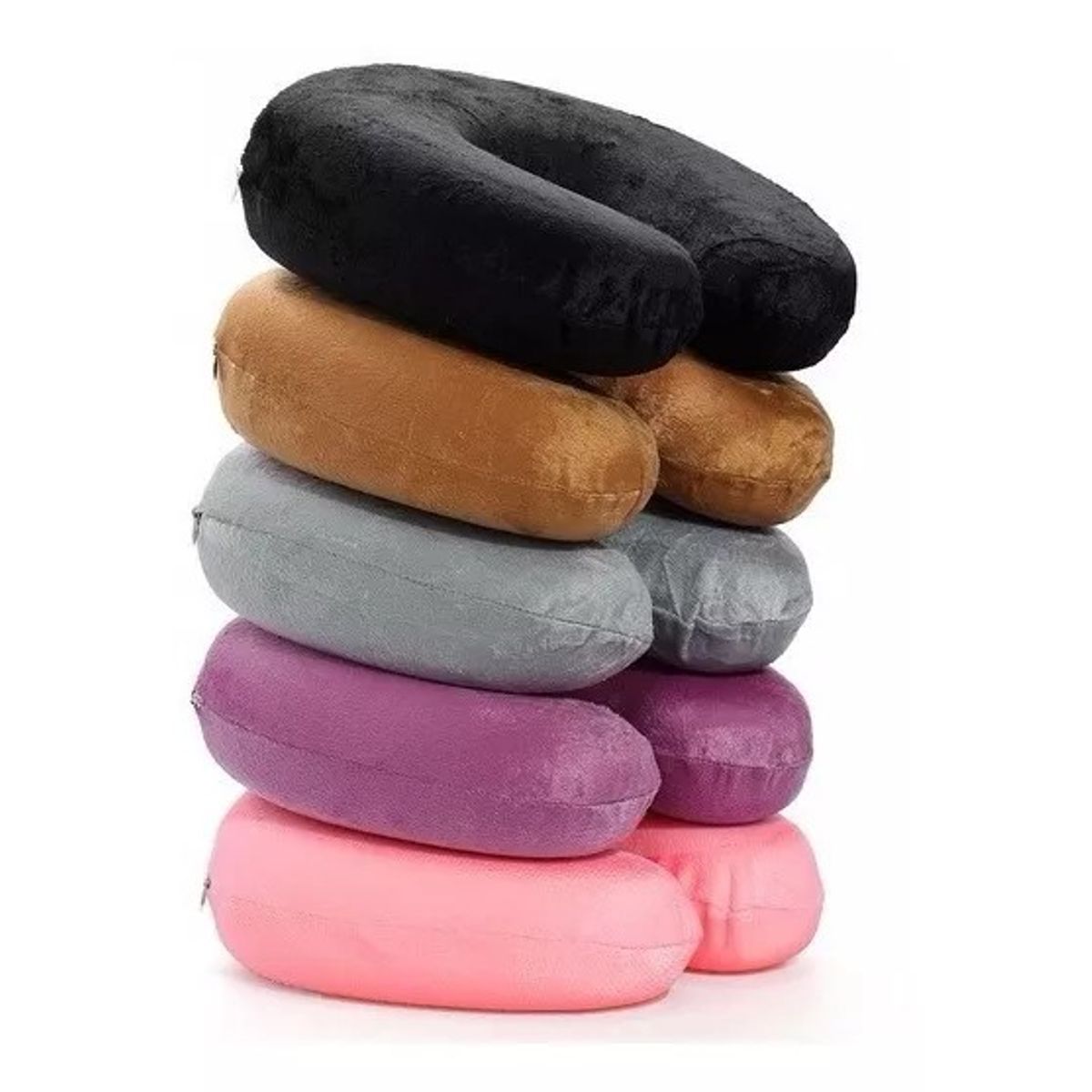 GENERICO - Cojín Con Memoria Forma De U Cómodo De Cuello Viaje Hogar