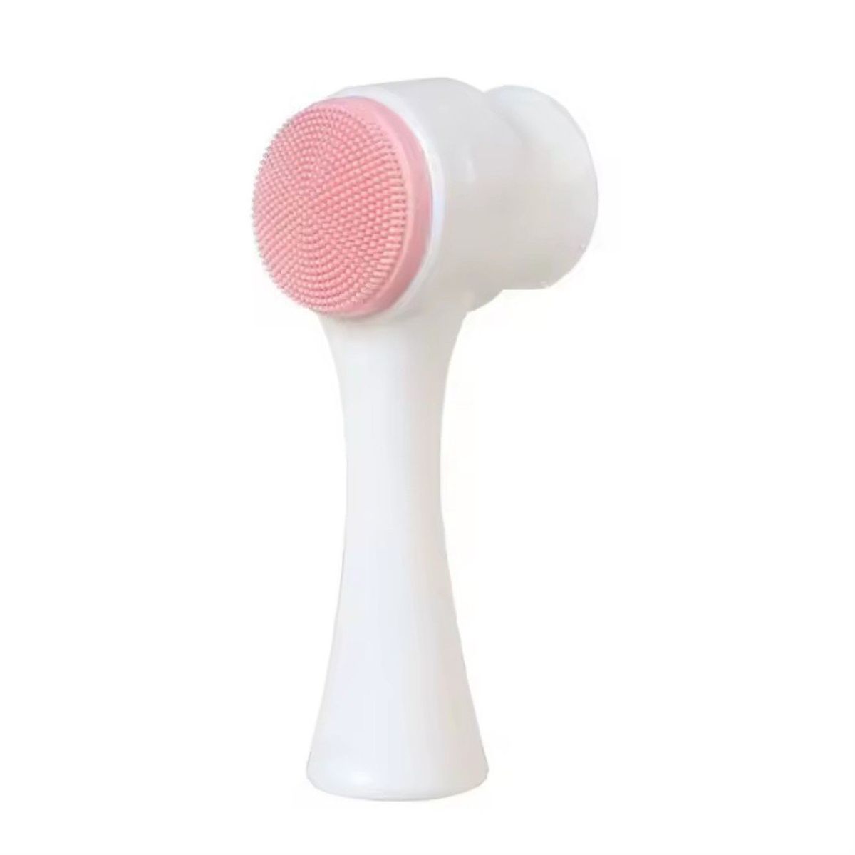 GENERICO - Cepillo de limpieza facial con silicona exfoliante rosa 00171RS