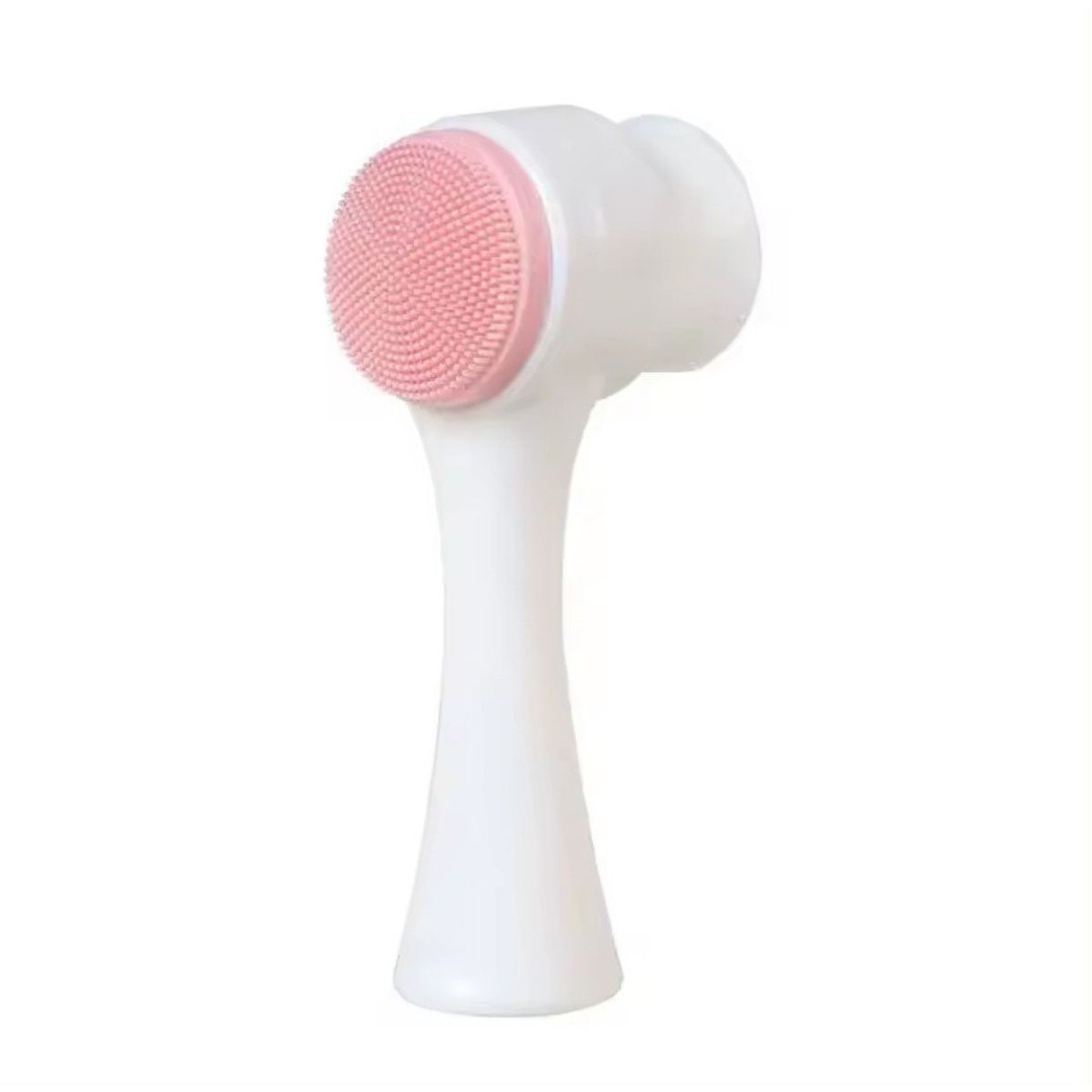GENERICO - Cepillo de limpieza facial con silicona exfoliante rosa 00171RS