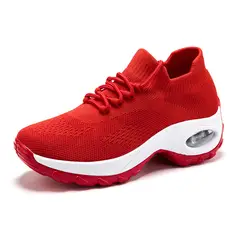 XHCY - Zapatos deportivos casuales para mujer - rojo