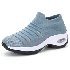 XHCY - Zapatillas casuales para mujer-azul