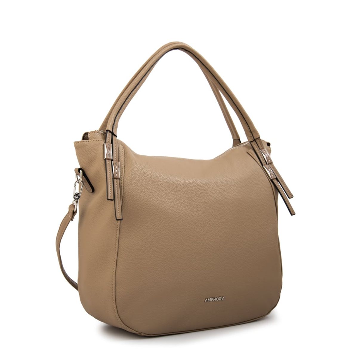 AMPHORA - Cartera tote nassau grande taupe