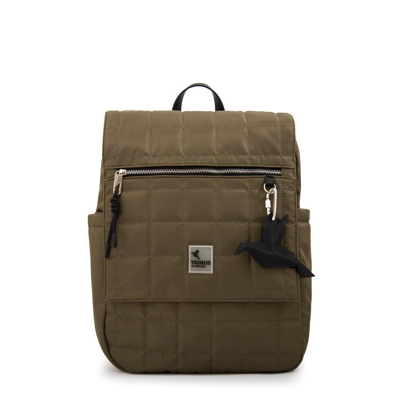 TRINUS - Mochila porta notebook grande belina verde oliva