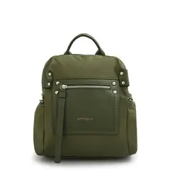 AMPHORA - Mochila mediana amparos verde oliva