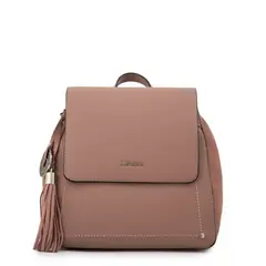 AMPHORA - Mochila con tapa mediana etiopia rosa viejo