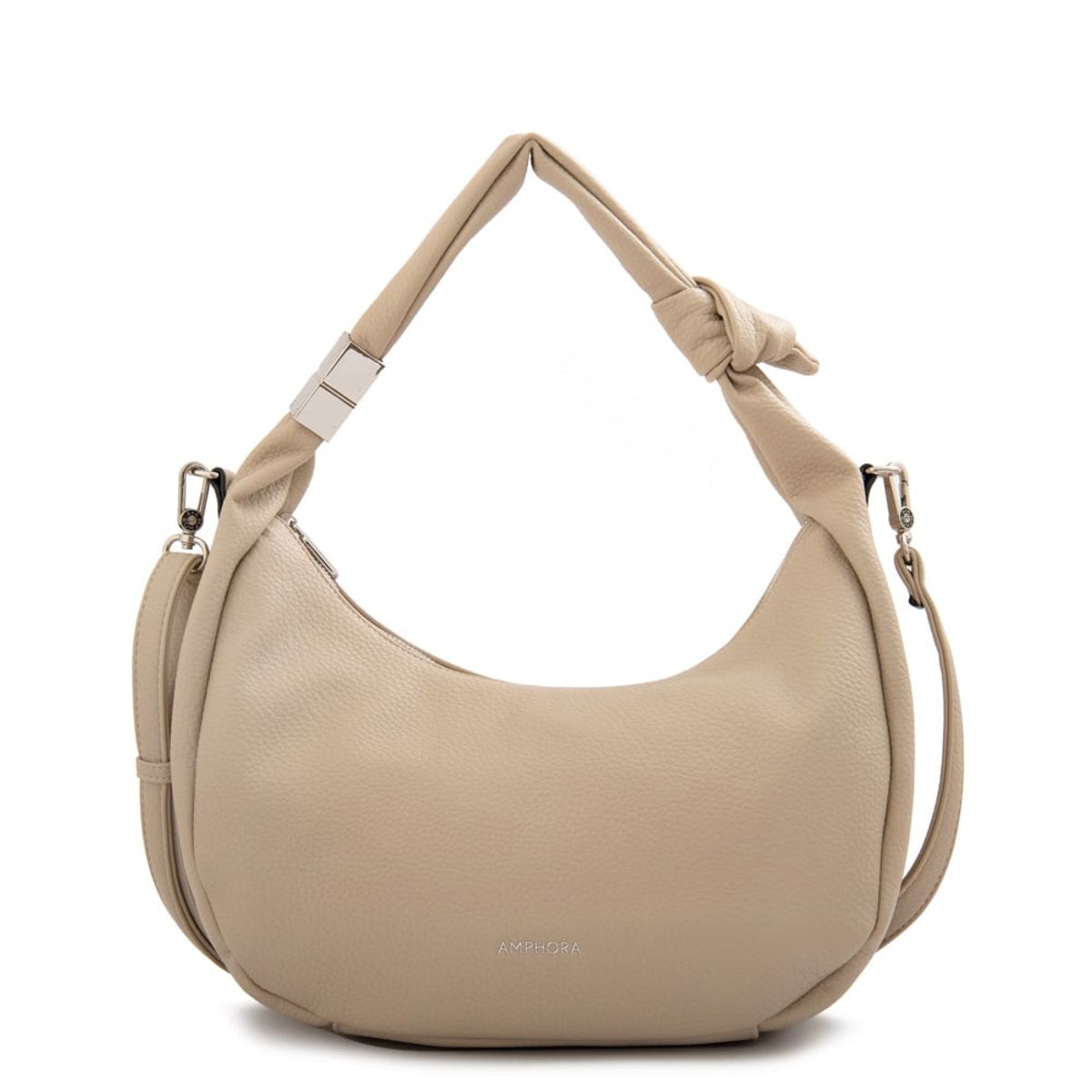 AMPHORA - Cartera corte oval olivia grande beige