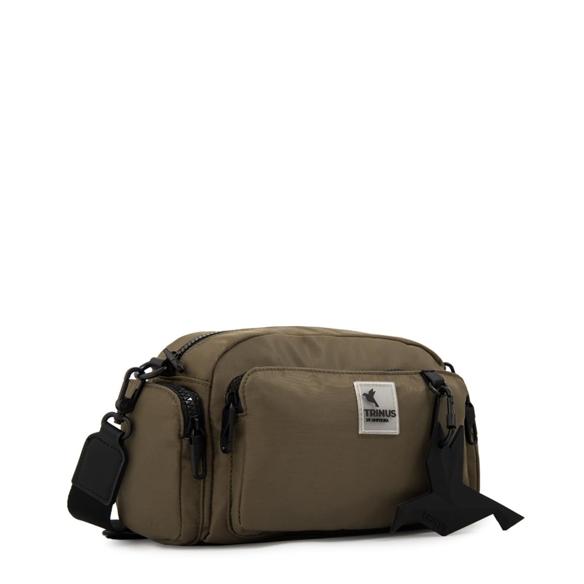 TRINUS - Cartera Bandolera mediana lorenza verde oliva