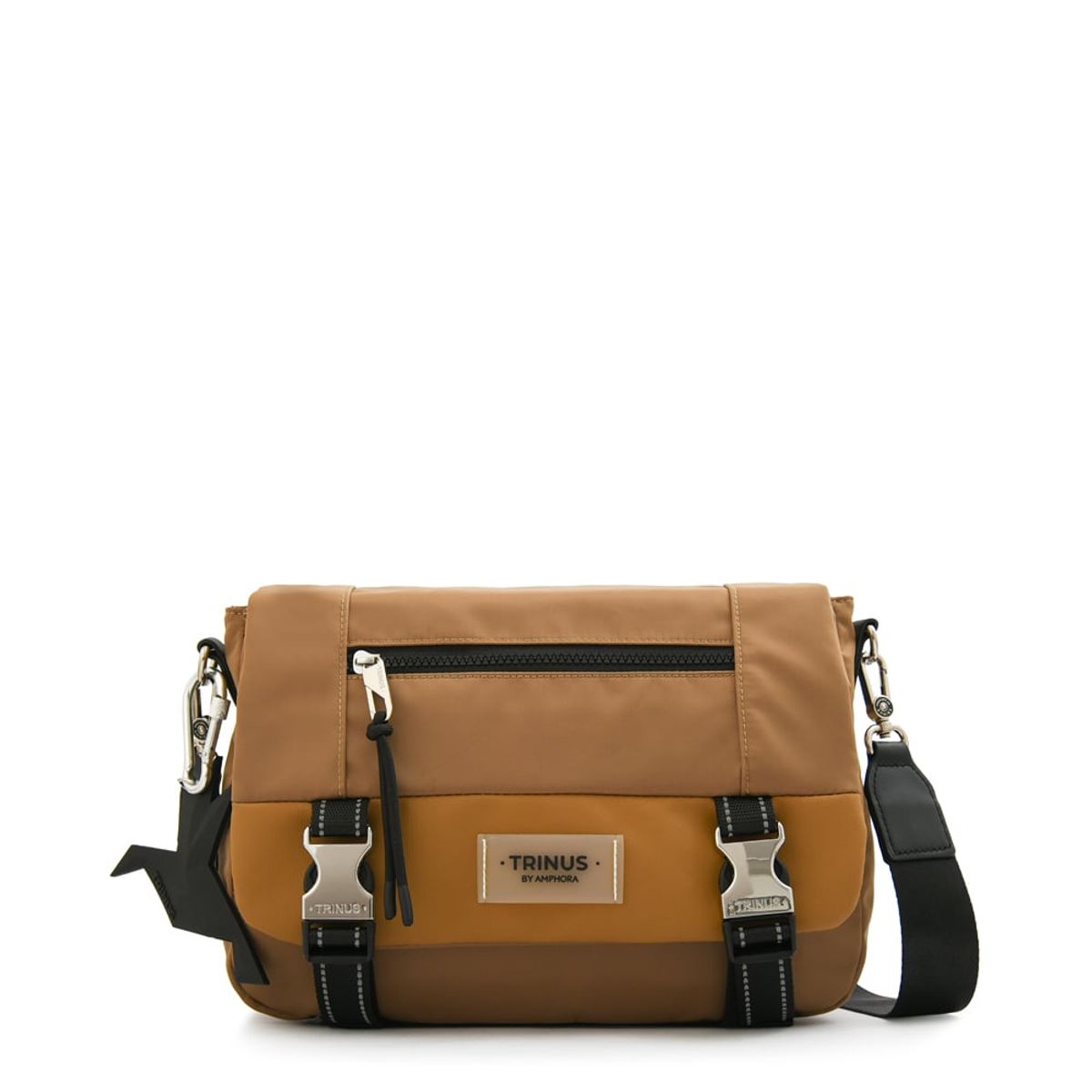 TRINUS - Cartera bandolera bandolera dania mediana beige oscuro